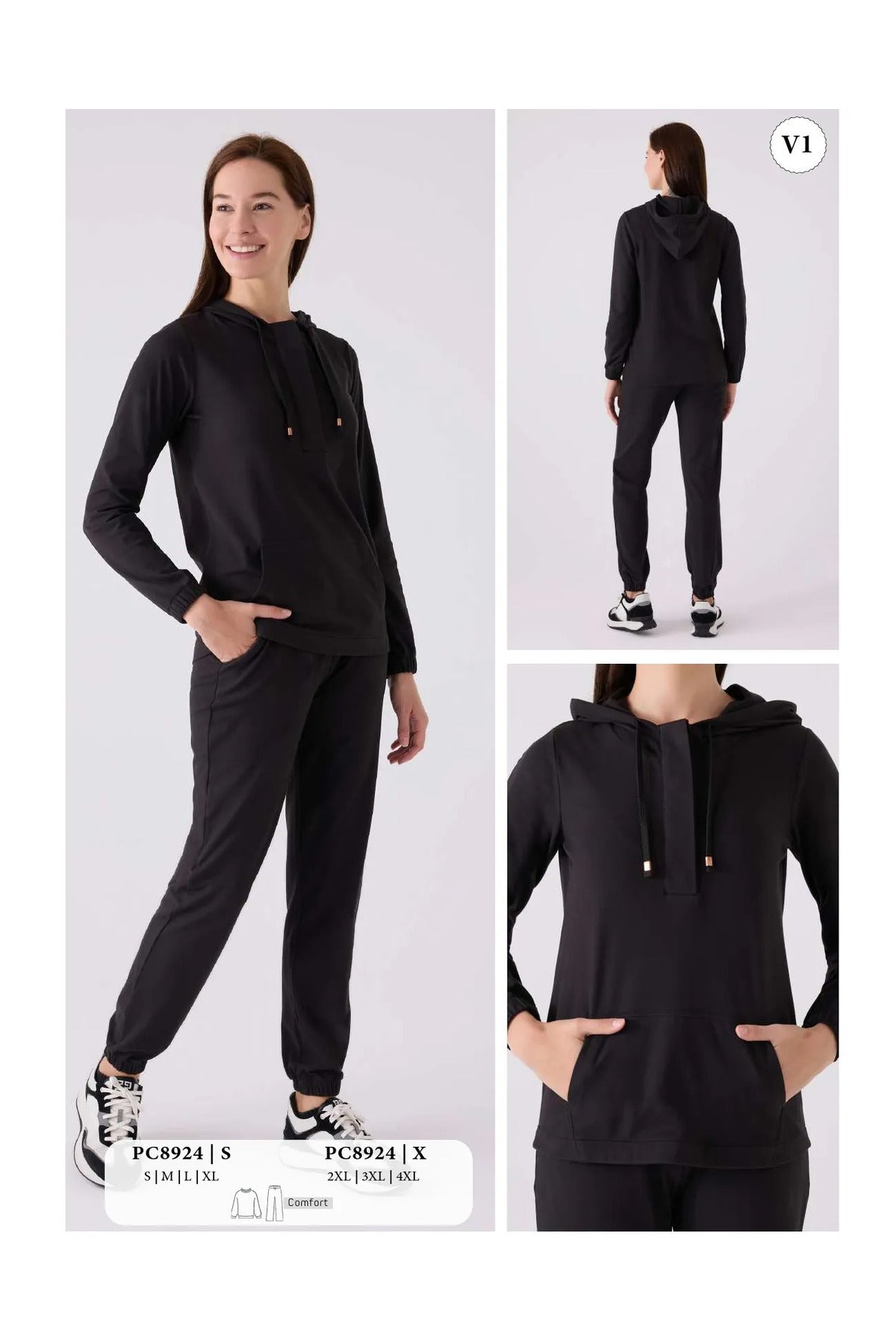 Pierre Cardin Kadın Pijama Takımı - Siyah