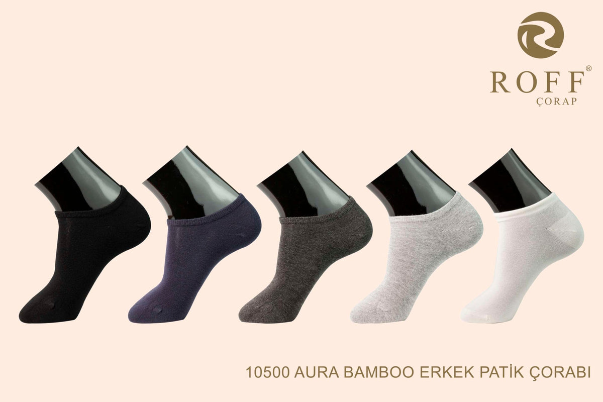 Roff Aura Bambu Erkek Patik Çorap