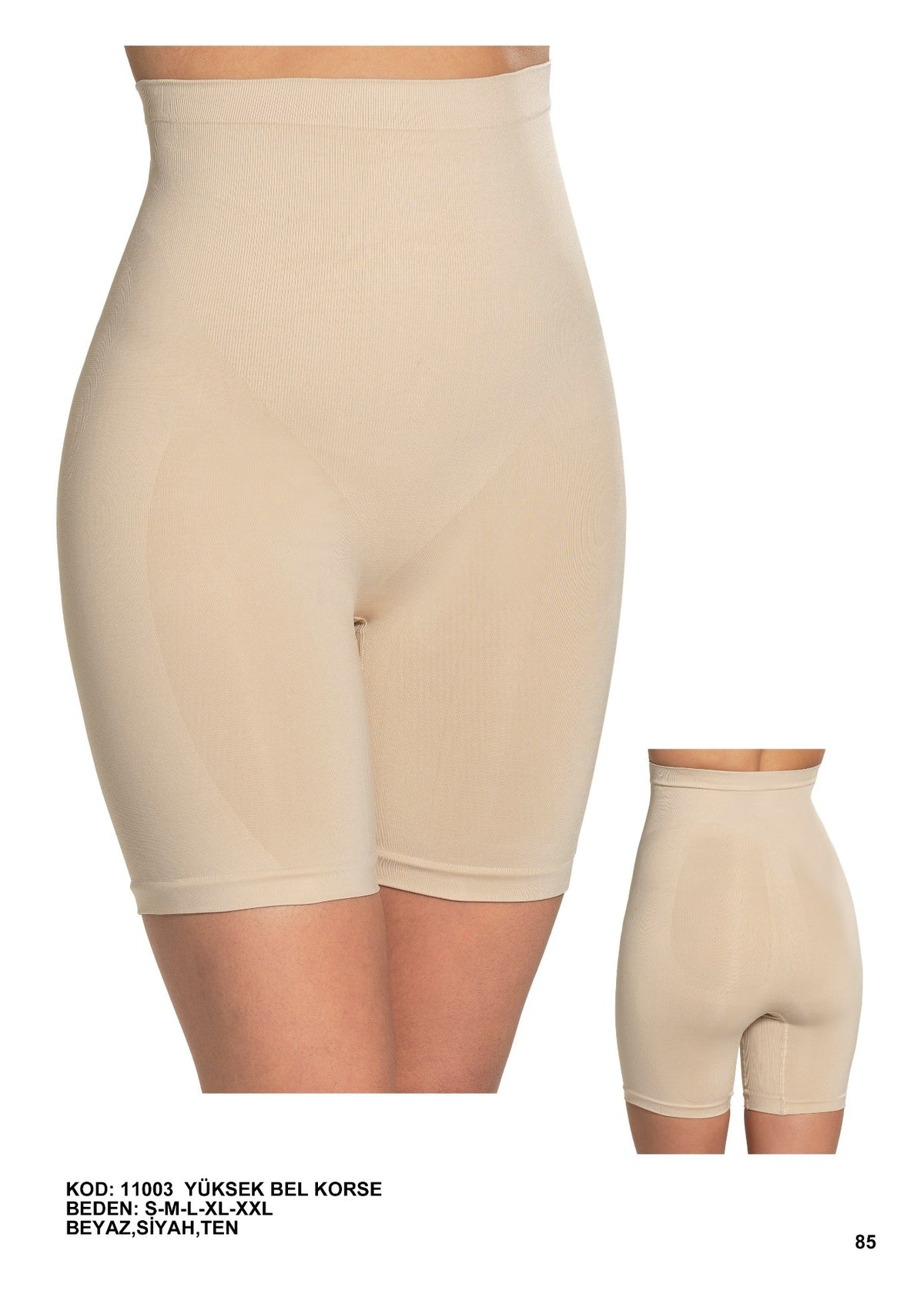 Layza Form Seamless Yüksek Bel Slip Korse