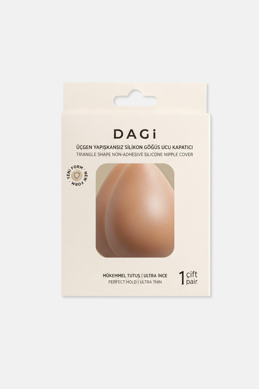 Dagi Üçgen Yapışkansız Silikon Göğüs Ucu Kapatıcı